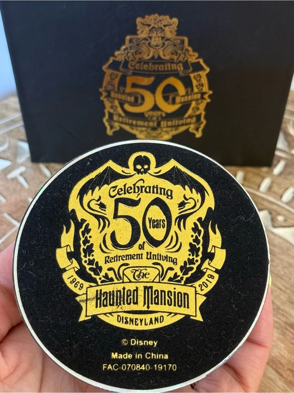 Disneyland Haunted Mansion 50th Anniversary Madame Leota Crystal Ball 2019